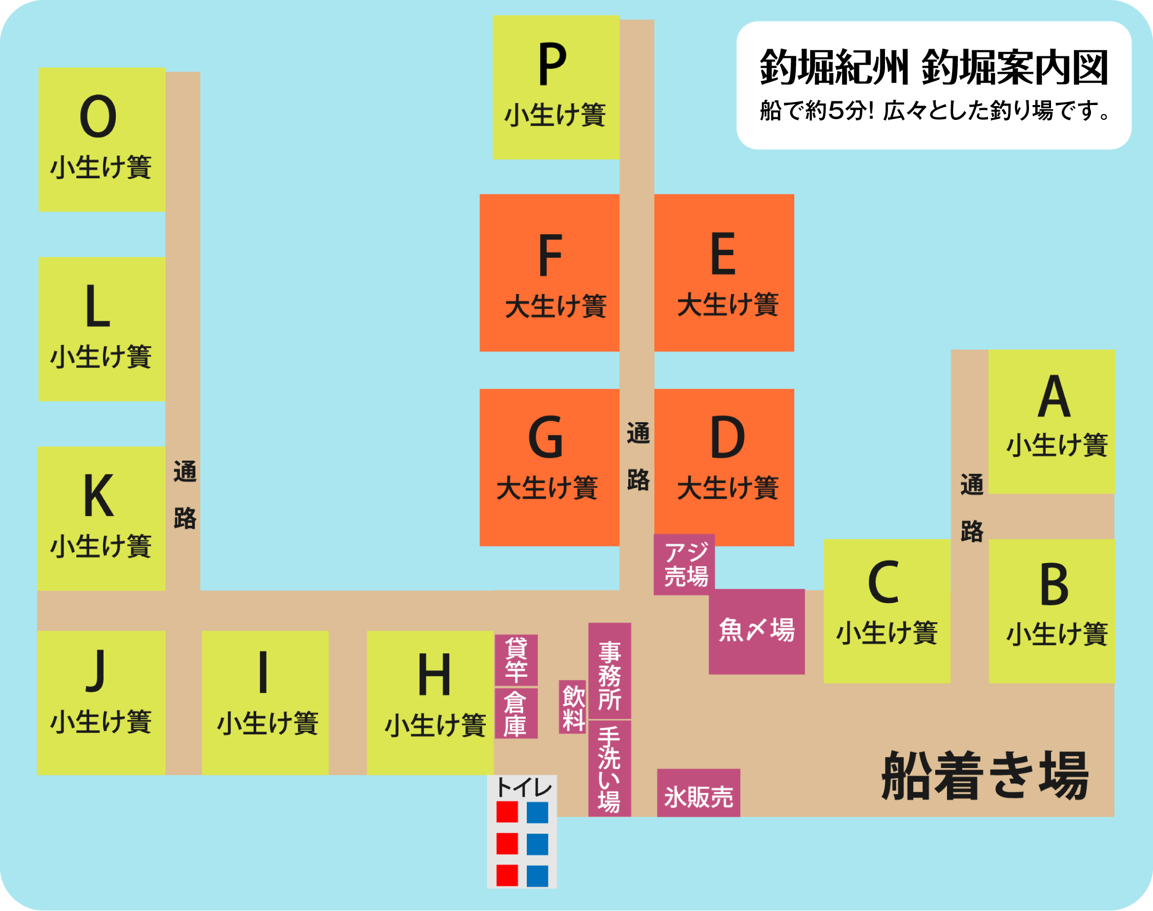 ご利用の流れ 施設でのご案内 釣堀紀州 公式 釣堀紀州 和歌山 有田郡広川町の海上釣堀 釣り堀 紀州